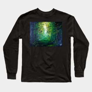 Green Forest Glade Long Sleeve T-Shirt